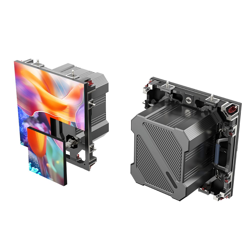 3D Kinetic LED Screen Rental Die-casting Cabinet Design